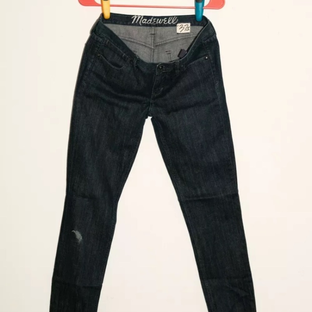 MADEWELL Slight Distressing Skinny Jeans